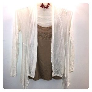 Light cream cardigan